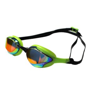 Zone3 Volaire Streamline Racing Goggles Mirror Revo Lens - Green / Black