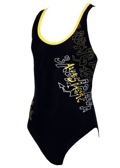 Aquasphere Girls Saturn Swimsuit - Black - Image 2