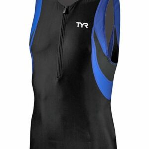 TYR Male Competitor Singlet Black/Blue