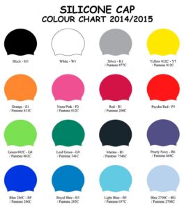 TYR Custom Silicone Swim Caps Logo on one side (1 Colour Logo)