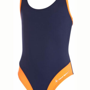 Aquasphere Jade Girls Swimsuit - Navy/Orange