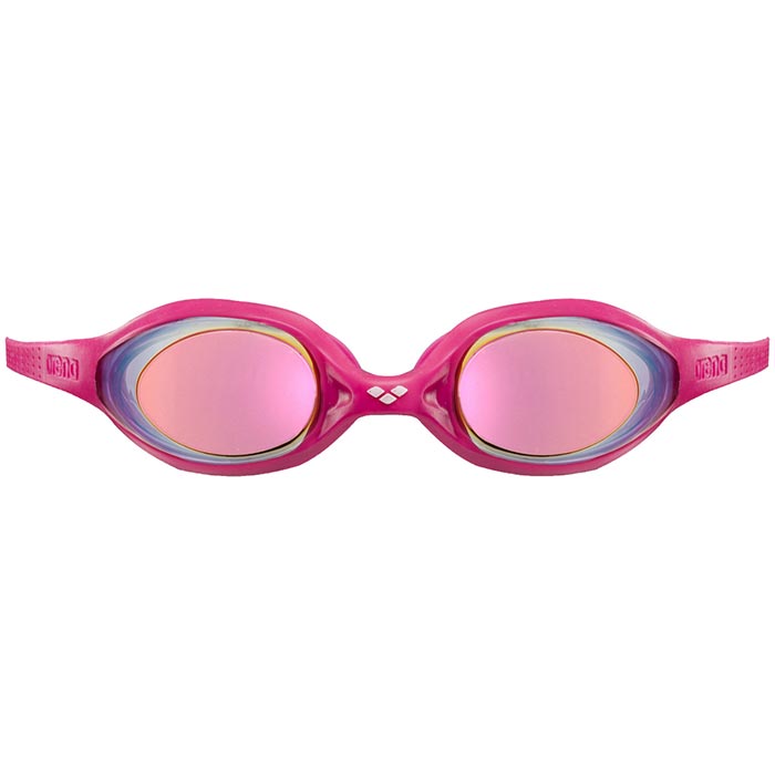Arena Spider Junior Mirrored Goggles Pink/White - Image 2