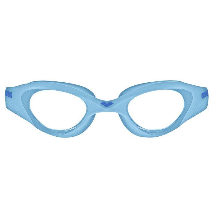 Arena The One Junior Goggles - Clear / Cyan / Blue - Image 2