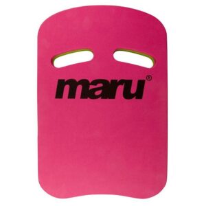 Maru Two Grip Kickboard - Pink/  Lime