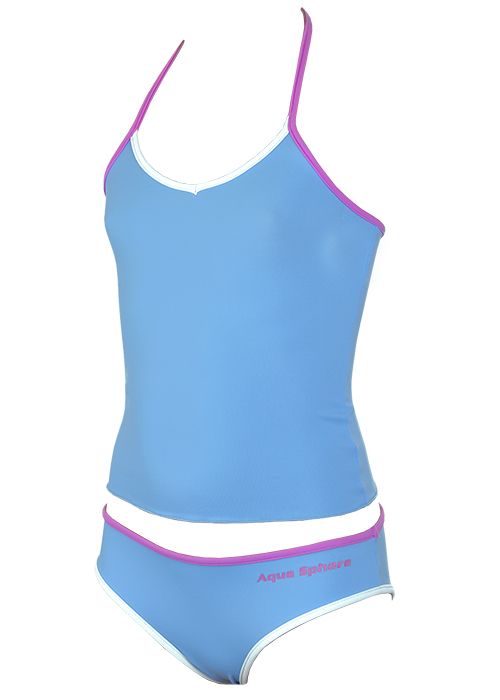 Aquasphere Venus Girls Tankini - Blue - Image 2