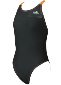 Yingfa 613-2 Girls Swimming Costume Black / Orange