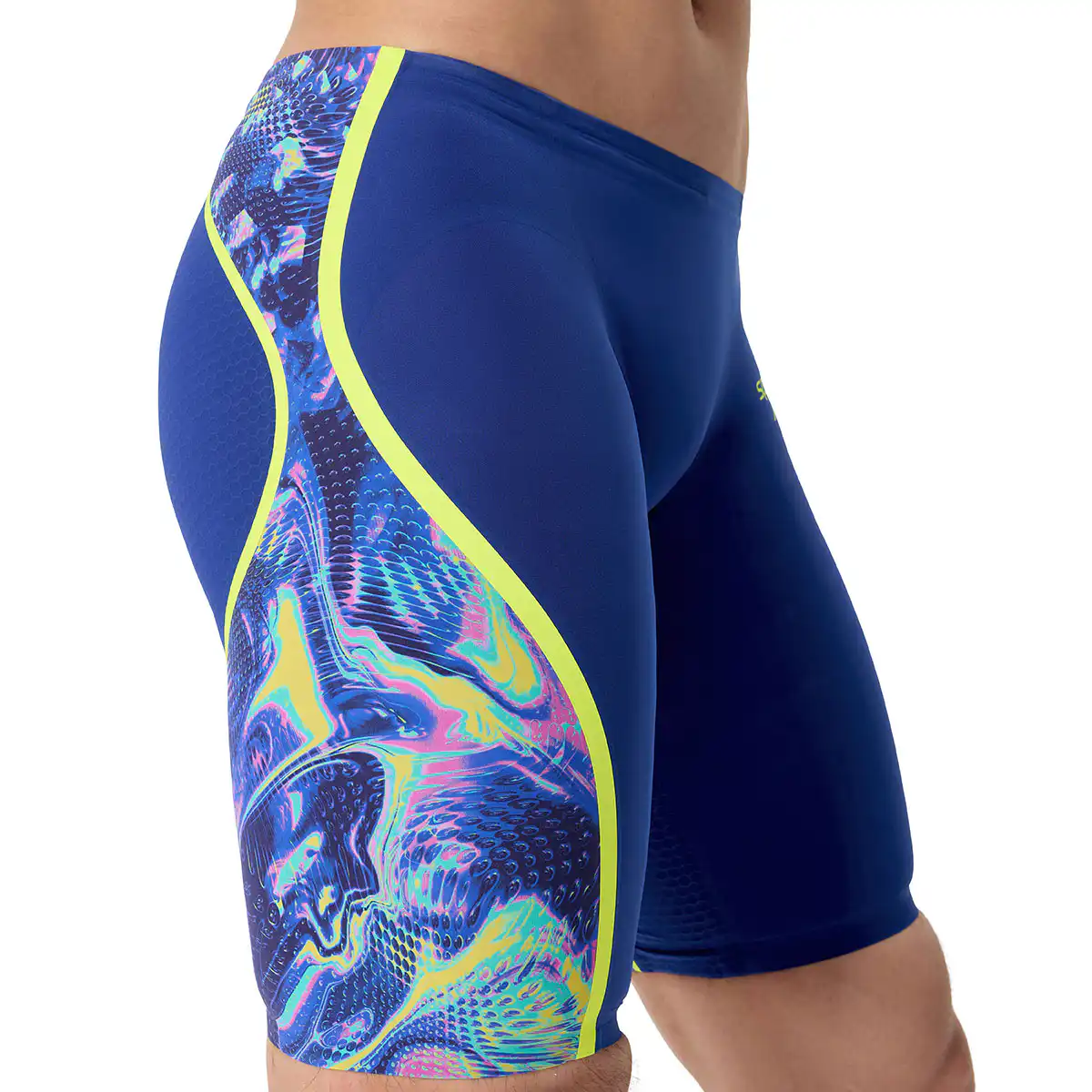 Speedo Fastskin LZR Pure Intent 2.0 Jammer - Blue/Multi - Image 6