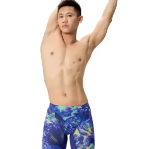 Speedo Fastskin LZR Pure Valor 2.0 High Waisted Jammer - Navy / Multi