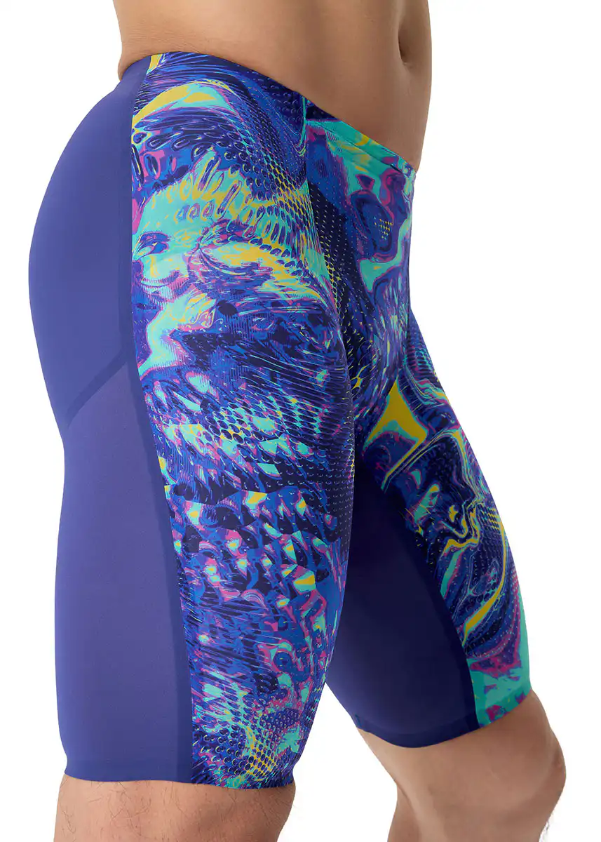 Speedo Fastskin LZR Pure Valor 2.0 High Waisted Jammer - Navy / Multi - Image 5