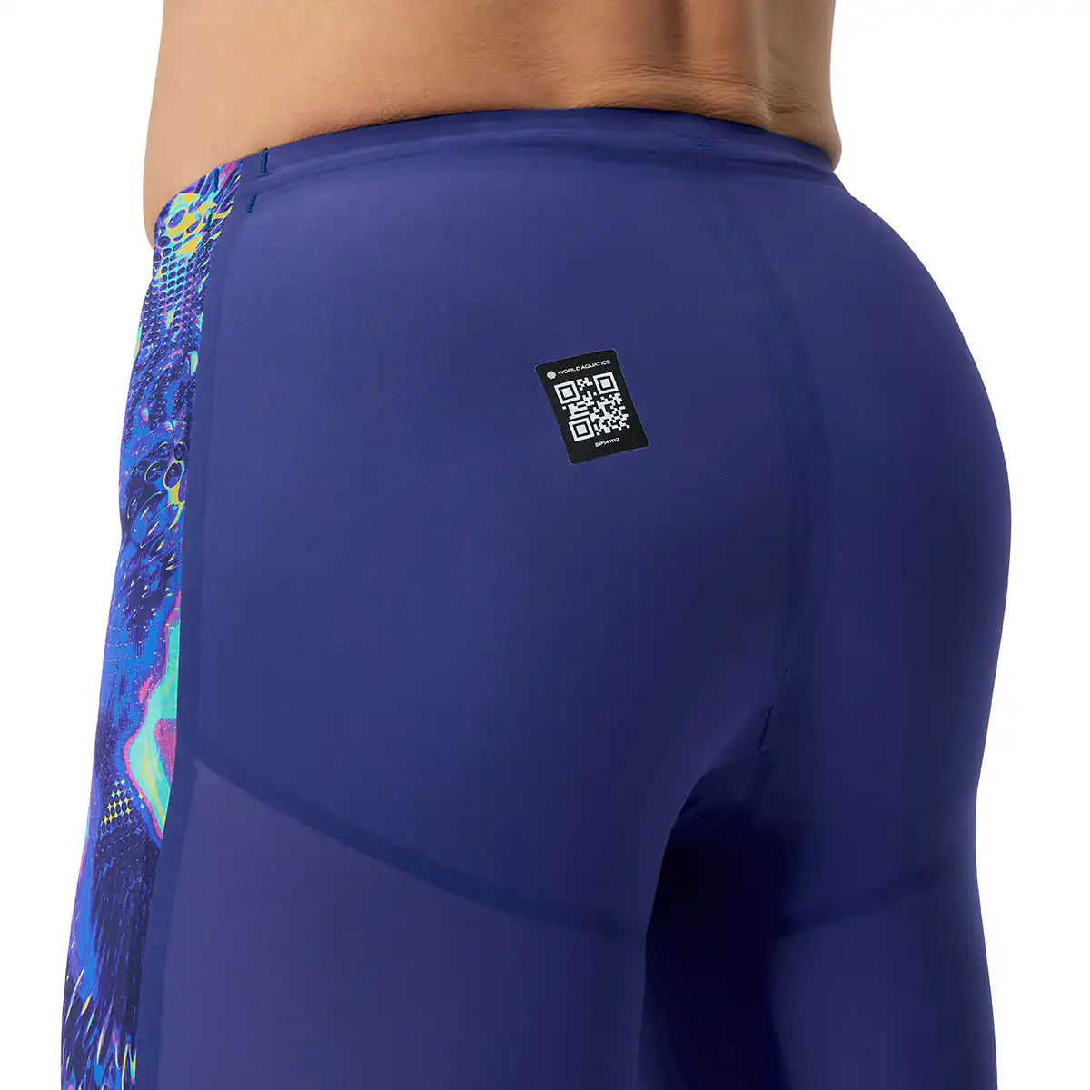 Speedo Fastskin LZR Pure Valor 2.0 High Waisted Jammer - Navy / Multi - Image 7