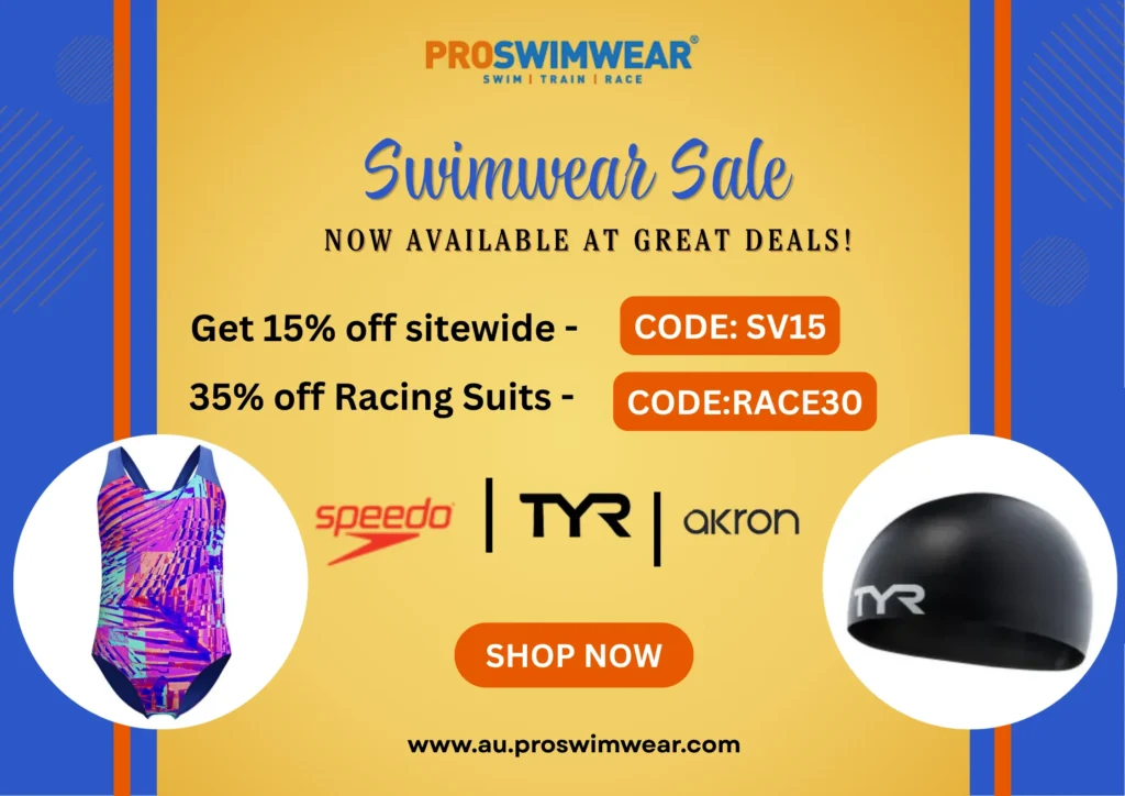 Australia Swimwear Sale – 15% Off Sitewide + 30% Off Racing Suits Now
