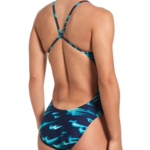 Nike HydraStrong Cutout One Piece Swimsuit – Green Abyss