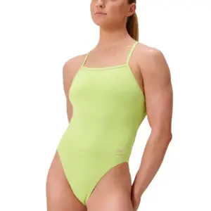 Speedo Women's Solid V-Back 2.0 Swimsuit - Citrus Green