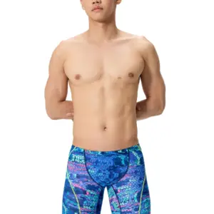 Speedo Fastskin Hyperspark Printed Jammer - Blue / Pink