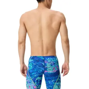 Speedo Fastskin Hyperspark Printed Jammer – Blue / Pink