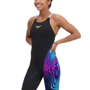 Speedo Women’s Fastskin LZR Ignite Kneeskin – Black/Pin