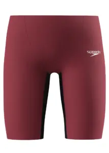 Speedo Boys Fastskin Junior Endurance+ Max High Waisted Jammer - Black/Red