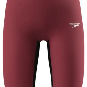 Speedo Boys Fastskin Junior Endurance+ Max High Waisted Jammer - Black/Red
