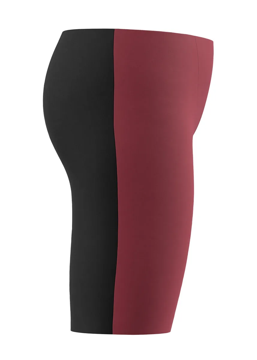 Speedo Boys Fastskin Junior Endurance+ Max High Waisted Jammer - Black/Red - Image 5