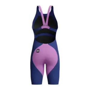 Speedo Girls Fastskin LZR Ignite Kneeskin – Navy/Purple