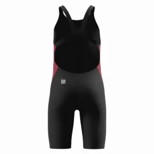 Speedo Girls Fastskin Junior Endurance+ Max Openback Kneeskin – Red/Black