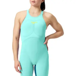 Speedo Fastskin LZR Pure Valor 2.0 Openback Kneeskin - Light Blue