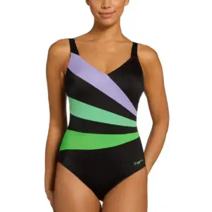 Zoggs Women's Bedarra Wrap Panel Classicback Swimsuit