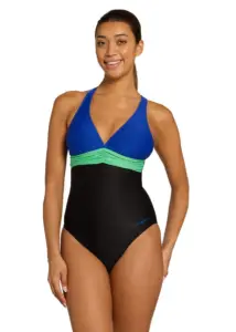 Zoggs Women's Elaine Panel Crossback Swimsuit