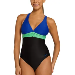 Zoggs Women's Elaine Panel Crossback Swimsuit