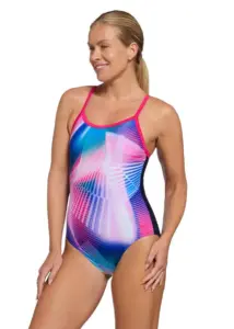 Zoggs Women's Flashdrive Strikeback Swimsuit