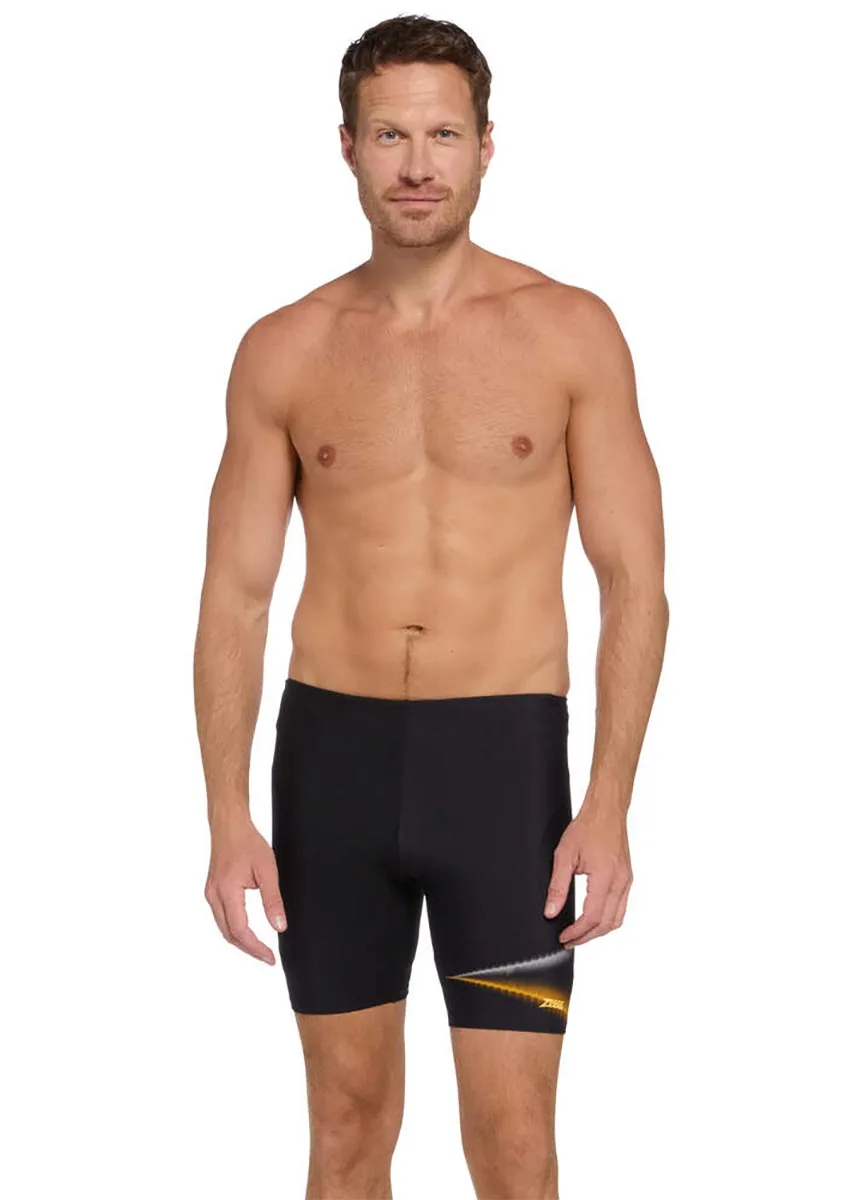 Zoggs Men's Oblique Mid Jammer