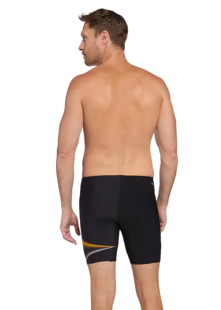 Zoggs Men's Oblique Mid Jammer - Image 3