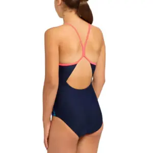 Zoggs Girls Graffiti Brick Sprintback Swimsuit