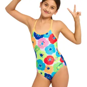 Zoggs Girls Bloomie Strikeback Swimsuit