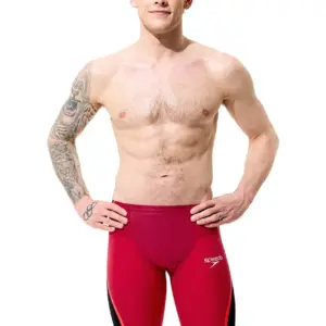 Speedo Fastskin LZR Pure Intent 2.0 High Waisted Jammer - Red / Black
