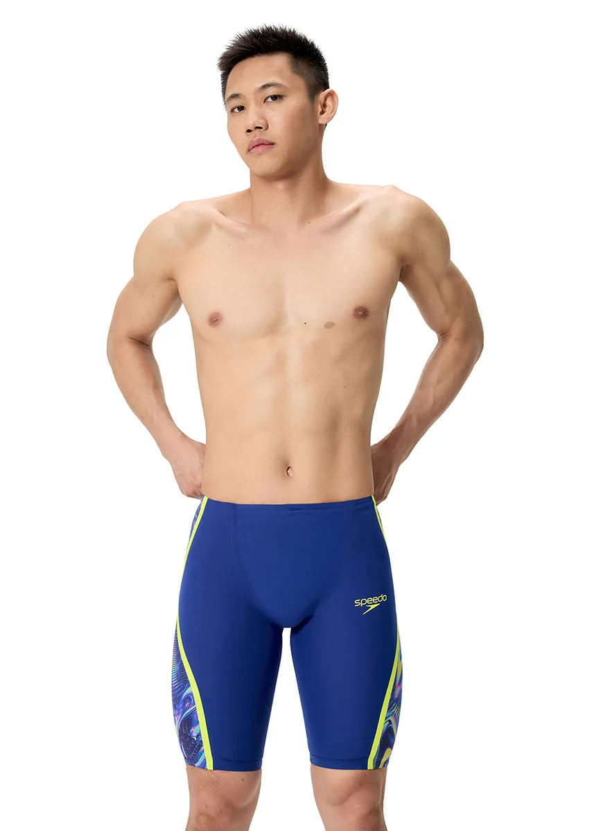 Speedo Fastskin LZR Pure Intent 2.0 High Waisted Jammer – Blue / Multi - Image 7