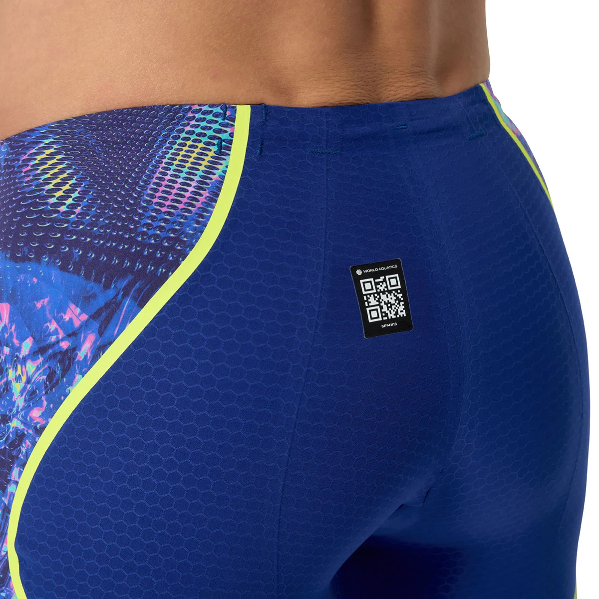 Speedo Fastskin LZR Pure Intent 2.0 High Waisted Jammer – Blue / Multi - Image 2