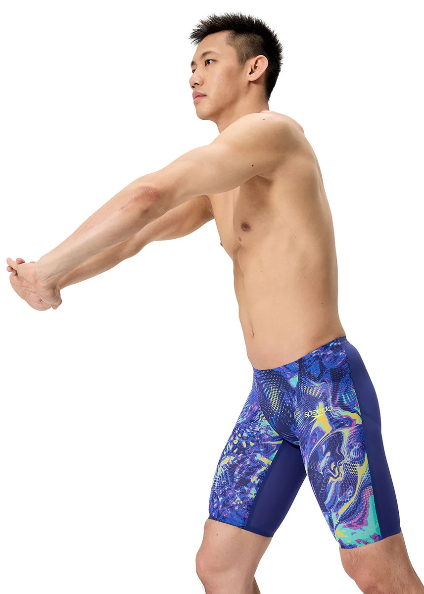 Speedo Fastskin LZR Pure Valor 2.0 Jammer – Navy / Multi - Image 5