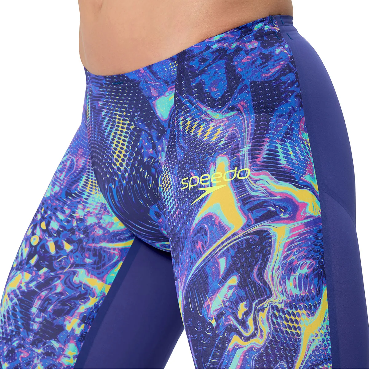 Speedo Fastskin LZR Pure Valor 2.0 Jammer – Navy / Multi - Image 3