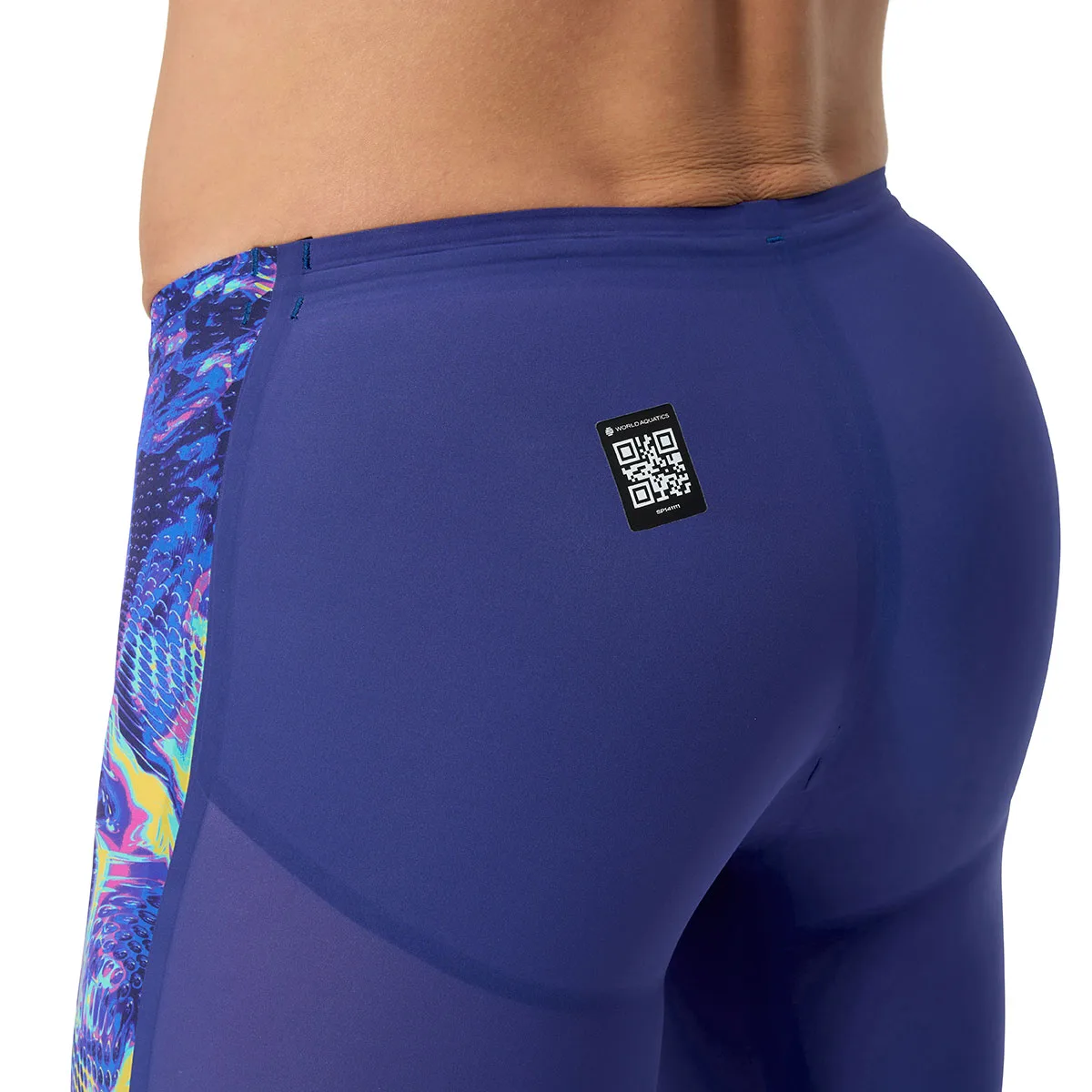 Speedo Fastskin LZR Pure Valor 2.0 Jammer – Navy / Multi - Image 2
