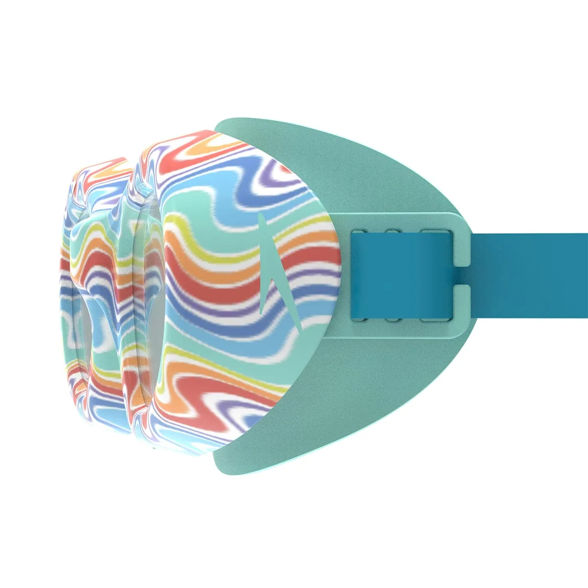 Speedo Junior Futura Hydrospex Printed Goggle - Rainbow / Clear - Image 2