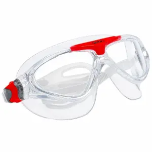 Akron Shark Junior Goggles -  Clear / Red