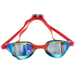 Akron Orca Mirrored Goggles – Red