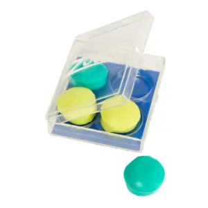 Zoggs Silicone Putty Ear Plugs - Turquoise / Yellow