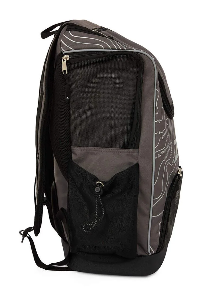 Zoggs Planet Backpack 33L - Grey / Black - Image 2