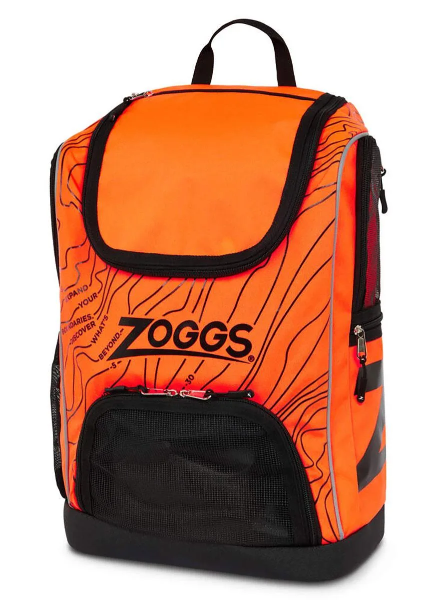 Zoggs Planet Backpack 33L - Orange / Black