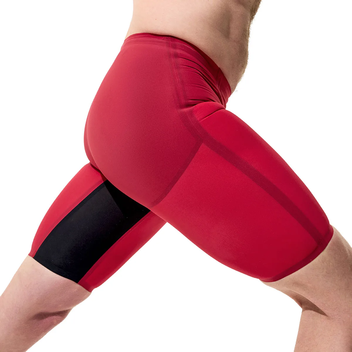 Speedo Fastskin LZR Pure Valor 2.0 High Waisted Jammer - Red / Black - Image 4