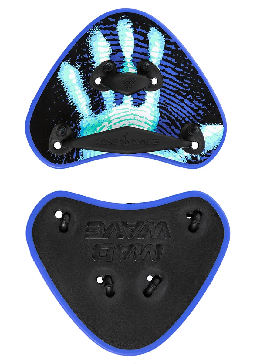 Mad Wave Finger Fun II Paddles - Blue