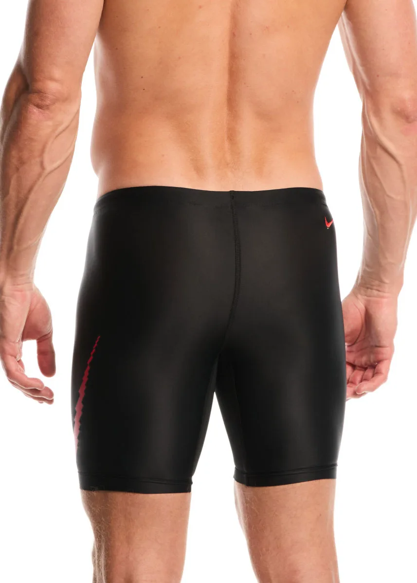 Nike Boy's Logo Graphic Jammer - Black / Red - Image 2