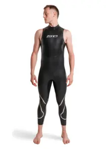 Zone3 Men's Ascend Sleeveless Wetsuit - Black / Grey